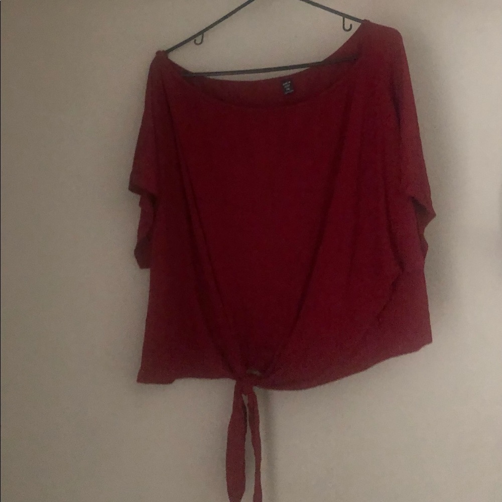 Ruby red, super soft shirt size 1X